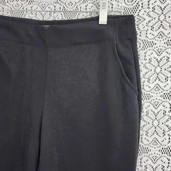Max Studio Pull on Scuba Slim Pants Women's M Black - Picture 3 of 7